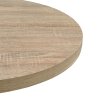 Bistro stůl MDF a ocel kulatý 60 x 75 cm 245612