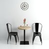 Bistro stůl MDF a ocel kulatý 60 x 75 cm 245612