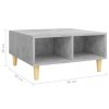 Konferenční stolek betonově šedý 60x60x30 cm kompozitní dřevo 805981
