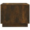 Konferenční stolek kouřový dub 55 x 55 x 43 cm kompozitní dřevo 813086