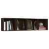 Knihovna / TV skříňka hnědý dub 143x30x36 cm kompozitní dřevo 815272