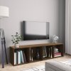 Knihovna / TV skříňka hnědý dub 143x30x36 cm kompozitní dřevo 815272