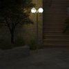 Vysoká zahradní lampa se 2 svítidly 220 cm 40390