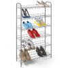 Metaltex 6patrový botník Shoe 6 stříbrošedý 430406