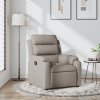 Polohovací křeslo taupe textil 373470