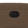 Polohovací křeslo hnědé textil 373466