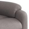 Zvedací polohovací křeslo taupe textil 3204988
