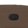 Zvedací polohovací křeslo hnědé textil 3206649