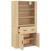Skříň highboard dub sonoma kompozitní dřevo 3185378