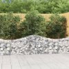 Klenutý gabionový koš 200 x 30 x 60/80 cm pozinkované železo 153383