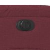 Elektrické zvedací polohovací křeslo vínové textil 3205007