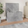 Úložný regál betonově šedý 50 x 30 x 28 cm kompozitní dřevo 816500