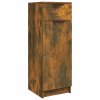 Koupelnová skříňka kouřový dub 32 x 34 x 90 cm kompozitní dřevo 817057