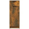 Koupelnová skříňka kouřový dub 32 x 34 x 90 cm kompozitní dřevo 817057
