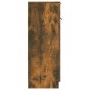 Koupelnová skříňka kouřový dub 32 x 34 x 90 cm kompozitní dřevo 817057
