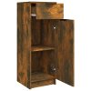 Koupelnová skříňka kouřový dub 32 x 34 x 90 cm kompozitní dřevo 817057