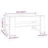 Konferenční stolek černý 102 x 55 x 45 cm kompozitní dřevo 810900