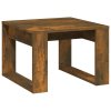 Odkládací stolek kouřový dub 50 x 50 x 35 cm kompozitní dřevo 825825
