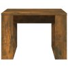 Odkládací stolek kouřový dub 50 x 50 x 35 cm kompozitní dřevo 825825