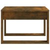Odkládací stolek kouřový dub 50 x 50 x 35 cm kompozitní dřevo 825825