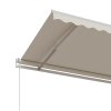 Automatická zatahovací markýza 450 x 350 cm krémová 3069007