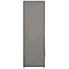 Šatní skříň šedá 87 x 49 x 159 cm textil 282460
