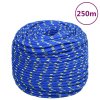 Lodní lano modré 8 mm 250 m polypropylen 152451