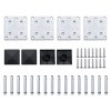 Set plotového dílce WPC 526 x 146 cm černý 3070460