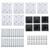 Set plotového dílce WPC 872 x 146 cm černý 3070462