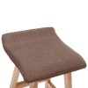 Barová židle taupe textil 249576