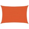 Plachta proti slunci 160 g/m² obdélník oranžová 3 x 4,5 m HDPE 311678