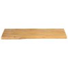 Stolní deska 90 x 40 x 2,5 cm živá hrana mangovníkové dřevo 370707