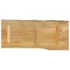 Stolní deska 90 x 40 x 2,5 cm živá hrana mangovníkové dřevo 370707