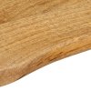 Stolní deska 90 x 40 x 2,5 cm živá hrana mangovníkové dřevo 370707