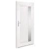 Vchodové dveře bílé 98 x 200 cm PVC 3157097