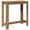 Barový stůl dub artisan 102 x 50 x 103,5 cm kompozitní dřevo 854417