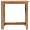Barový stůl dub artisan 102 x 50 x 103,5 cm kompozitní dřevo 854417