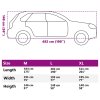 Autopotah pro SUV ochrana proti kroupám celý L šedý a stříbrný 4008949