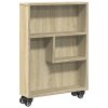 Úzký úložný vozík dub sonoma 48 x 13 x 68 cm kompozitní dřevo 855225