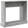 Krbová obestavba betonově šedá 100x30x87,5 cm kompozitní dřevo 854565