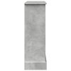 Krbová obestavba betonově šedá 90 x 30 x 90 cm kompozitní dřevo 854592