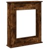 Krbová obestavba kouřový dub 75 x 20 x 87,5 cm kompozitní dřevo 854584