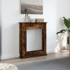 Krbová obestavba kouřový dub 75 x 20 x 87,5 cm kompozitní dřevo 854584