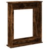 Krbová obestavba kouřový dub 75 x 20 x 87,5 cm kompozitní dřevo 854584
