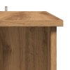 Barový stůl s regálem dub artisan 102 x 50 x 103,5 cm kompozit 856761
