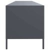 TV skříňka antracitová 202x39x43,5 cm ocel válcovaná za studena 3307157
