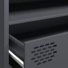 TV skříňka antracitová 202x39x43,5 cm ocel válcovaná za studena 3307157