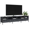 TV skříňka antracitová 202x39x43,5 cm ocel válcovaná za studena 3307157