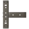 Nohy konferenčního stolku ve tvaru T, 2 ks, černé, 30 x 25 x (30-31) cm, ocel 4013003