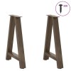Nohy k jídelnímu stolu ve tvaru A, 2 ks, 50 x (72-73) cm, ocel 4012847